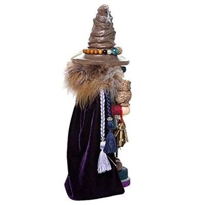Kurt Adler 38cm Hollywood Wizard Nutcracker with Owl