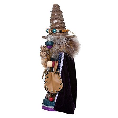 Kurt Adler 38cm Hollywood Wizard Nutcracker with Owl