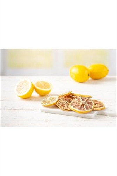 Kuru Yeşil Doğal Limon Kurusu 50 gr - Katkısız, Şeker İlavesiz Kurutulmuş Limon Dilimleri - Çay, Kokteyl, Detoks ve Süsleme İçin