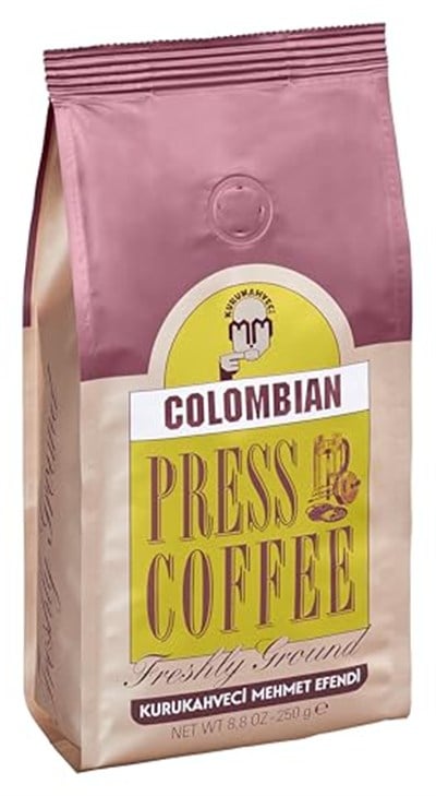Kurukahveci Mehmet Efendi Colombian Press Coffee Folyo 250 gr