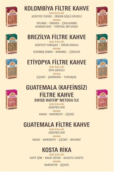 Kurukahveci Mehmet Efendi Kafeinsiz Guatemala Filtre Kahve 250 gr Vakum Ambalaj