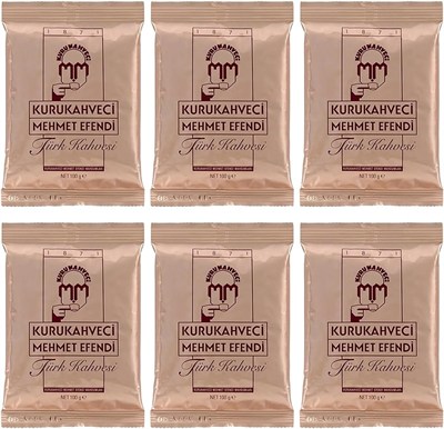 Kurukahveci Mehmet Efendi Türk Kahvesi 100 Gr 6 lı