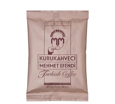 Kurukahveci Mehmet Efendi Türk Kahvesi 100gr Folyo Ambalaj