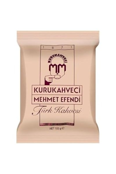 Kurukahveci Mehmet Efendi Türk Kahvesi 100gr Folyo Ambalaj