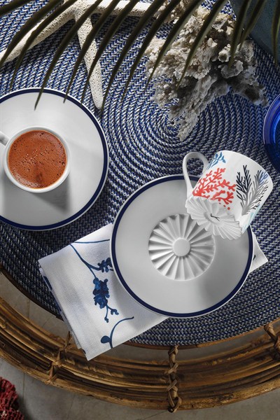 Kütahya Porselen 12216 Pilea 4 Parça 2 Kişilik Kahve Takımı