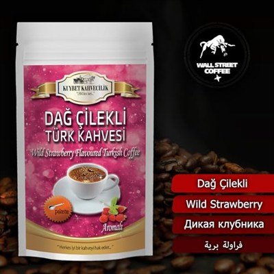 Kuybet Kahvecilik Dağ Çilekli Türk Kahvesi 200 Gr