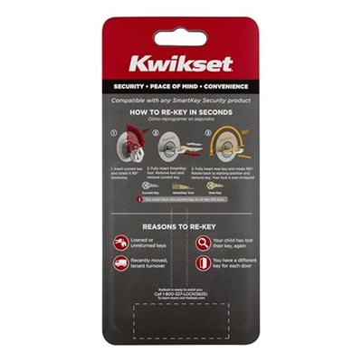 Kwikset (1 Pack) - 83262-001 SmartKey Re-keying Kit