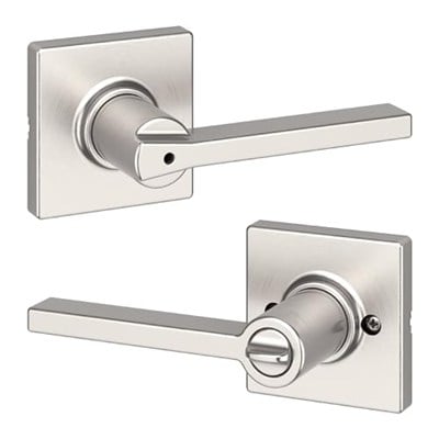 Kwikset Casey Gizlilik Kapı Kolu Yatak Odası/Banyo Kapısı için Saten Nikel