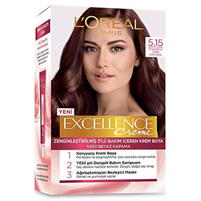 L’Oréal Paris Excellence Creme 5.15 Efsanevi Türk Kahvesi Saç Boyası