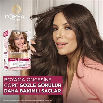 L’Oréal Paris Excellence Creme 7.1 Küllü Kumral Saç Boyası