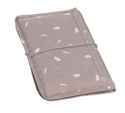 LÄSSIG Bebek Bezi Çantası Bebek Bezi Altlığı Yolculuk için/Changing Pouch Blocks Taupe