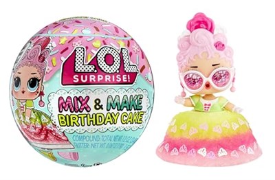 L.O.L. Surprise! MGAE LOL Tots Doğum Günü Pastası Bebeği