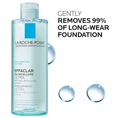 La Roche Posay Effaclar Yağlı Cilt İçin Misel Su Ultra (400 ML)