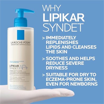 La Roche-Posay Lipikar Syndet Ap+ Vücut Temizleme Jeli 200 ML