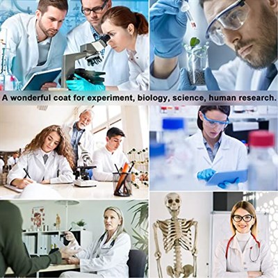 Laboratuvar önlüğü, beyaz, pamuk, doktor önlüğü, erkek, kadın, kimya önlüğü, okul mantosu, hijyenik, uzun kollu, tıp, doktor mantosu, beyaz önlük, pamuklu önlük, cepli, laboratuvar, kostümlü oyun, öğr