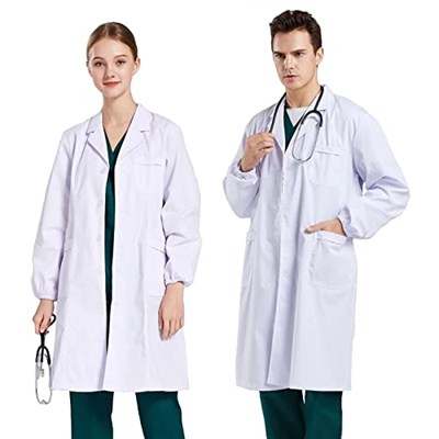 Laboratuvar önlüğü, beyaz, pamuk, doktor önlüğü, erkek, kadın, kimya önlüğü, okul mantosu, hijyenik, uzun kollu, tıp, doktor mantosu, beyaz önlük, pamuklu önlük, cepli, laboratuvar, kostümlü oyun, öğr