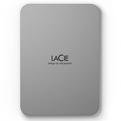 LaCie Mobile Drive Moon 2TB, Harici Taşınabilir HDD, Silver, PC Mac iPad & iPhone, Data Rescue Service (STLP2000400)