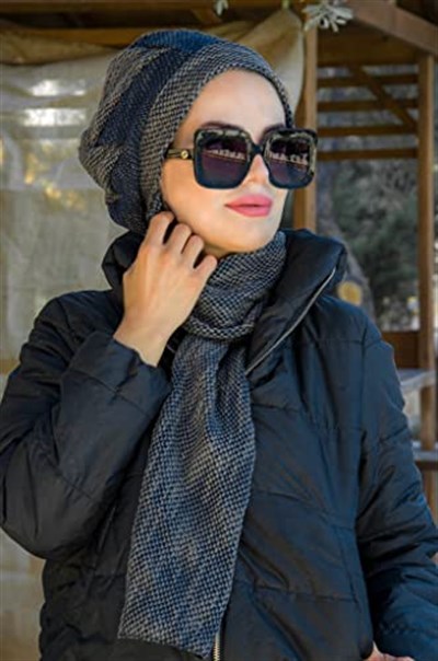 Lacivert Atkılı Bere - 30202