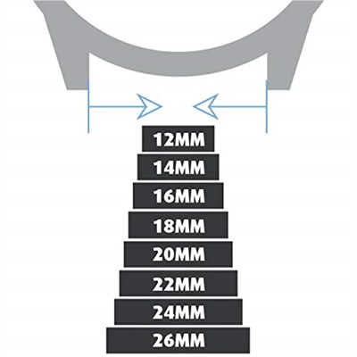 Lacivert Hakiki Deri Saat Kordonu Kayış 18-20-22-24-26mm - Bedenler: 18mm, 20mm, 22mm, 24mm