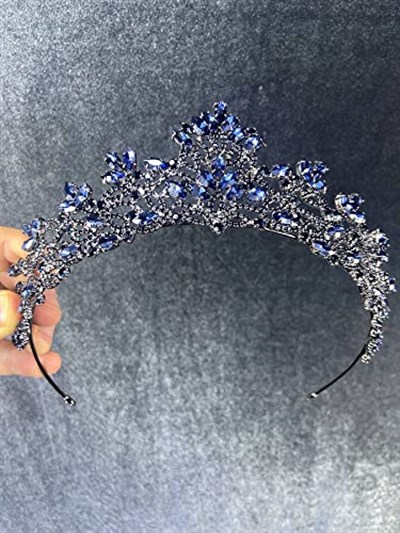 Lacivert Melissa Model Kına Ve Gelin Tacı