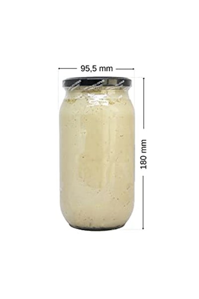LAÇOKO 1 KG Şekersiz, Katkısız, Glutensiz, Vegan, Doğal Az Kavrulmuş (ÇİĞ) Parçacıklı (Extra Crunchy) Yer Fıstığı Ezmesi (1 KG)