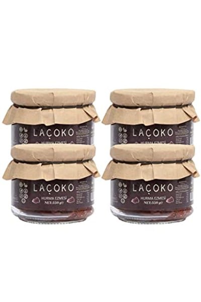 LAÇOKO 1400 Gram Şekersiz, Katkısız, Vegan, Doğal Hurma Ezmesi – Hurma Dolgusu- Hurma Püresi(1400 Gram)