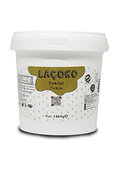 LAÇOKO 1KG İsme - Kişiye Özel Kova Şekersiz, Katkısız, Vegan, Doğal Tahin (1 KG)