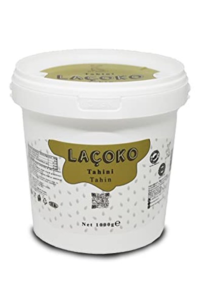 LAÇOKO 1KG İsme - Kişiye Özel Kova Şekersiz, Katkısız, Vegan, Doğal Tahin (1 KG)