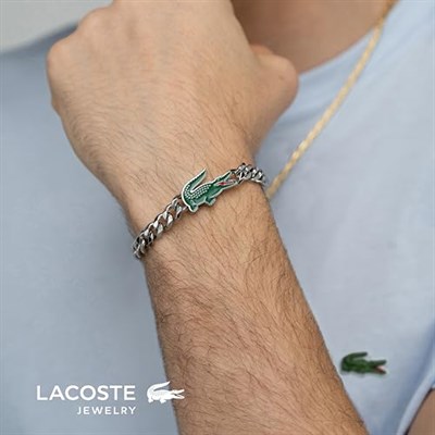 Lacoste Gliederarmband für Herren Kollektion ARTHOR aus Edelstahl