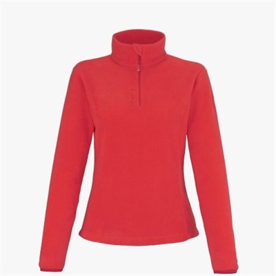 Lafuma Greenlight Kadın Yarım Fermuar Polar LFV10634 Koyu Mercan XXL