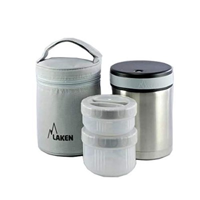 Laken 18/8 Çelik Yemek Termosu 1L + Neopren Kılıf Acaballito Lkkp10C