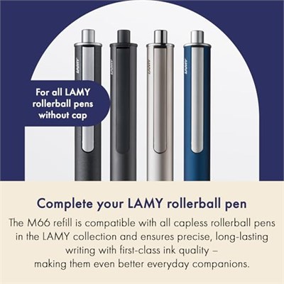 Lamy Mavi Tükenmez Kalem Refili M66M - Seçenekler: Rollerball, Tekli paket