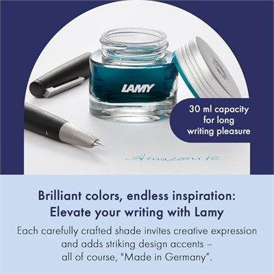 Lamy T53-500 Crystal T53 Şişe Mürekkep Topaz