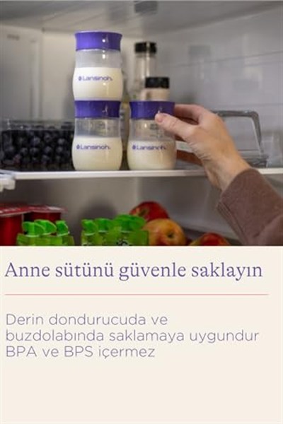 Lansinoh Anne Sütü Saklama Şişeleri