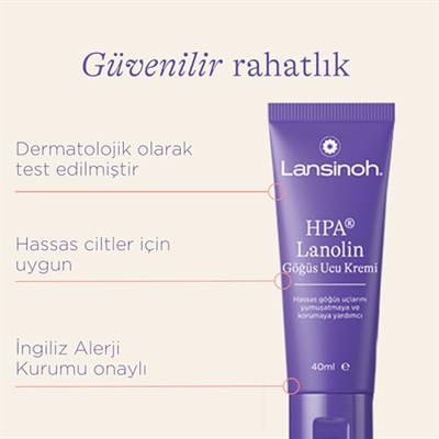 Lansinoh HPA Lanolin Göğüs Ucu Kremi 40 ml
