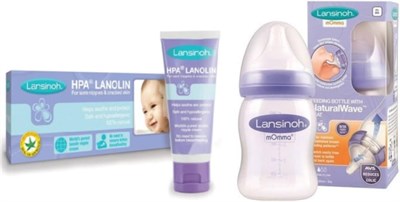 Lansinoh Lanolin Göğüs Ucu Kremi 40 ml ve Lansinoh mOmma Biberon Naturalwave ile Uyumlu Set