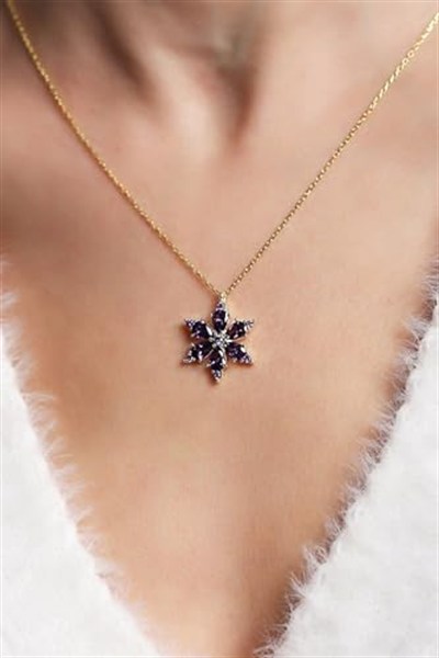 Lapidaria Mor Ayıcık Buketi Ve Lotus Kolye, Sevgiliye Hediye, Doğum Günü Hediyesi, Özür Hediyesi,