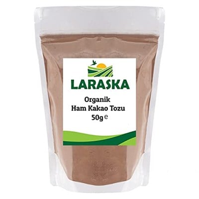 Laraska Organik Ham Kakao Tozu 50g /// Organic Raw Cacao Powder