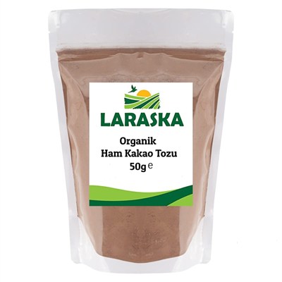 Laraska Organik Ham Kakao Tozu 50g /// Organic Raw Cacao Powder