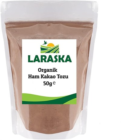 Laraska Organik Ham Kakao Tozu 50g /// Organic Raw Cacao Powder