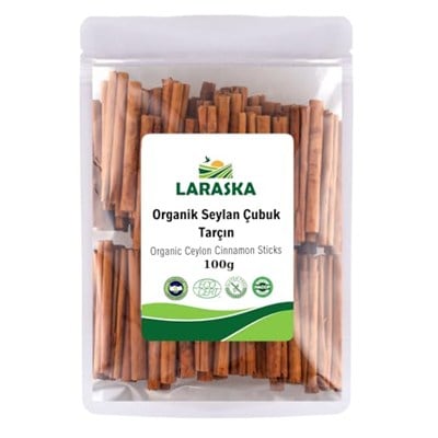 Laraska Organik Seylon Çubuk Tarçın 100g