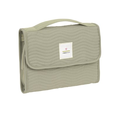 Lassig Changing Pouch XL Bebek Alt Değiştirme Organizer Mavi ve Yeşil Renk Seçenekli | Taşınabilir Bakım Çantası ve Alt Değiştirme Matı (Yeşil)