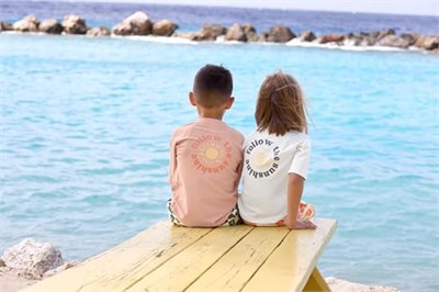 LASSIG Sunshine UV Korumalı Kısa Kollu Mayo Tişört Sea Salt - Seçenekler: 1-1,5 Yıl, 1.5-2 Yıl, 2-3 Yıl, 6-12 Ay