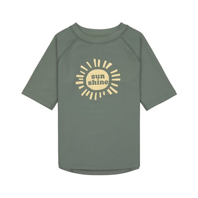 Lassig Sunshine UV Korumalı Kısa Kollu Mayo Tişört Deep Olive 12-18 Ay