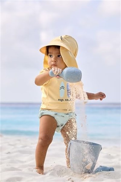 LASSIG Surfboards UV Korumalı Kısa Kollu Mayo Tişört Vanilla - Seçenekler: 6-12 Ay, 1-1,5 Yıl, 1.5-2 Yıl, 2-3 Yıl