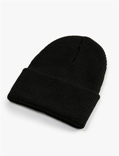 Lastikli Örgü Basic Bere