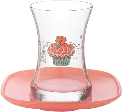 Lav Cupcake 12li Çay Seti