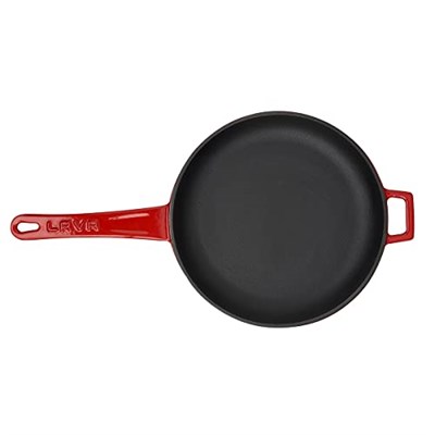 Lava Metal Döküm Kızartma Tavası, 20 cm, Kırmızı
