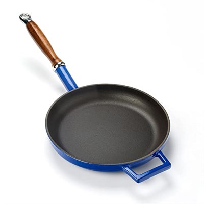 Lava Metal Döküm Kızartma Tavası, 24 cm, Mavi
