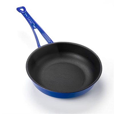 Lava Metal Döküm Kızartma Tavası, Metal Saplı, 24 cm, Mavi